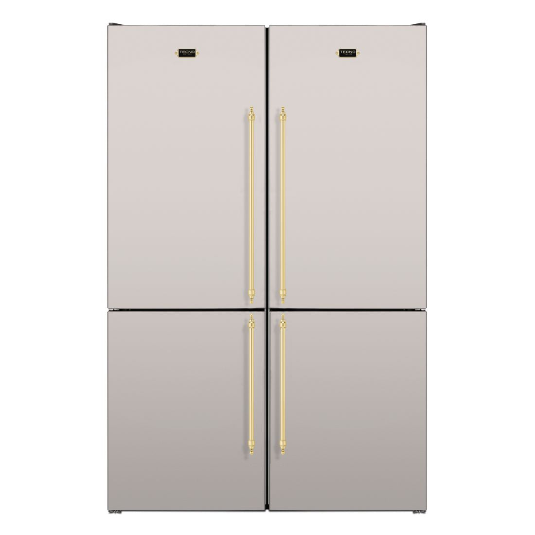 Refrigerador Tecno Vintage Bottom 648 Litros Inox 122cm